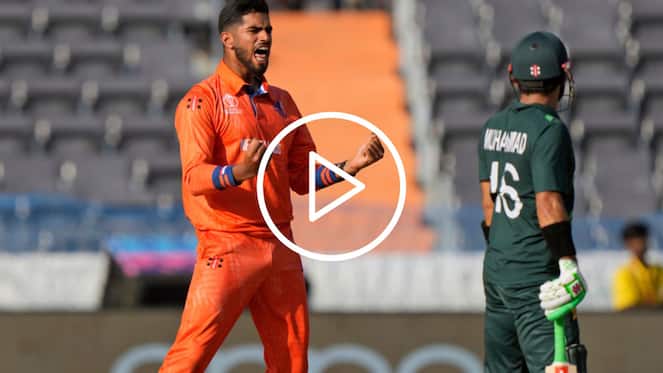 [Watch] Saud Shakeel Falls To Aryan Dutt After A Brilliant 68 Vs Netherlands
